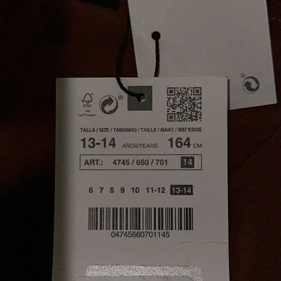 ZARA Kids | Brown | LIGHTWEIGHT COLORBLOCK RIPSTOP SPORTY JACKET - Picture 6 of 6